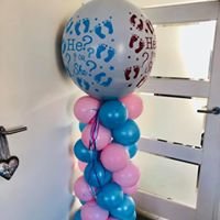 Gender Reveal Ballon pilaar
