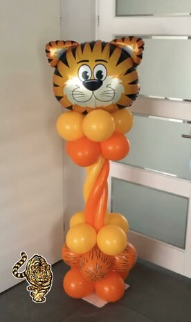 Ballonenpilaar dieren thema